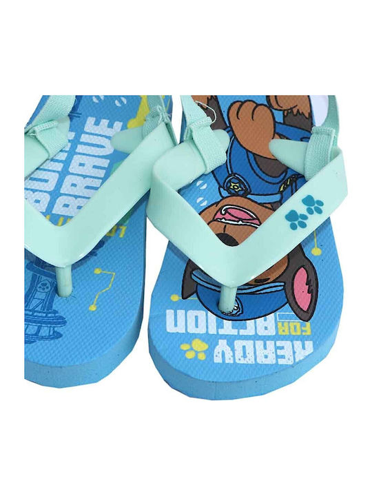 Șlapi pentru copii Flip Flops Paw Patrol Albastre