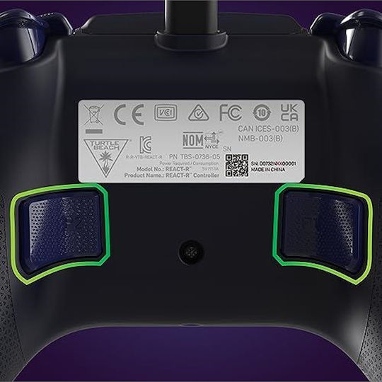 Turtle Beach REACT-R Ενσύρματο Gamepad για PC / Xbox One / Xbox Series Nebula
