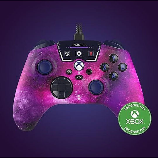 Turtle Beach REACT-R Ενσύρματο Gamepad για PC / Xbox One / Xbox Series Nebula