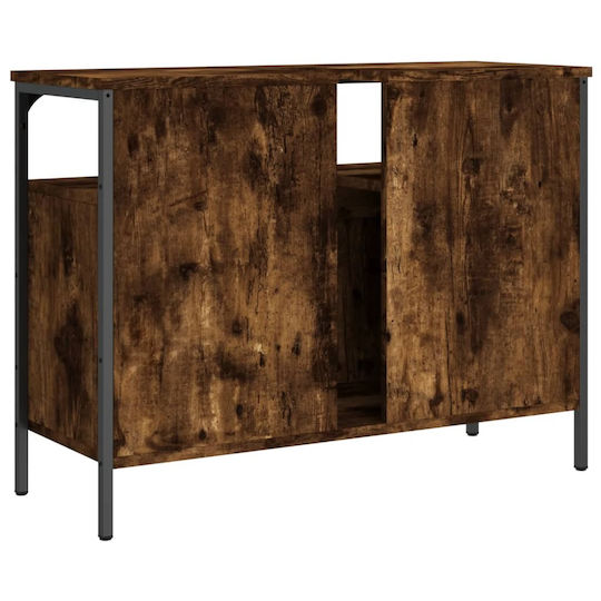 vidaXL Countertop without Sink L60xW30xH60cm Smoky Oak