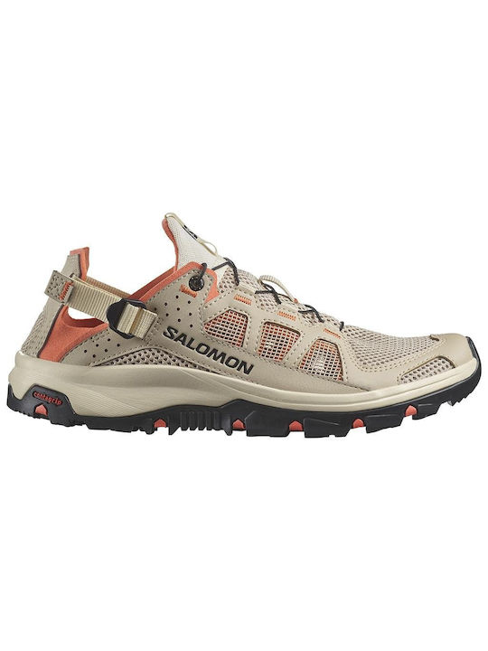 Salomon Wanderstiefel Beige