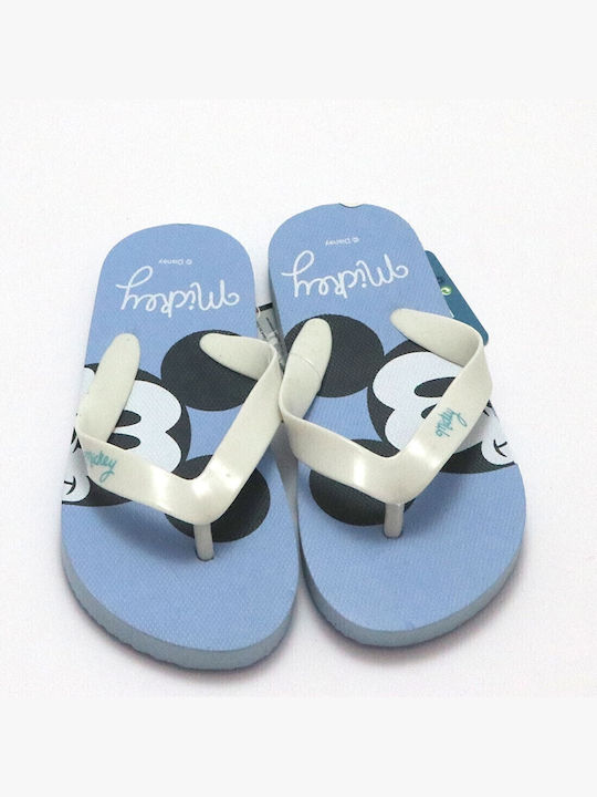Kids' Flip Flops Mickey White Mouse
