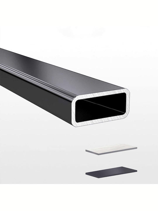 Quasar Металик Кухненски Стелаж Тролей 3 Позиции Черен 36x24x64см