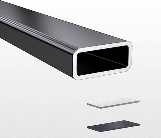 Quasar Металик Кухненски Стелаж Тролей 3 Позиции Черен 36x24x64см