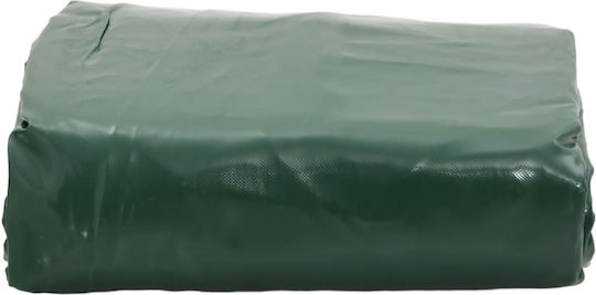 vidaXL Waterproof Tarpaulin 600gr/m² 6x4m. Heavy Duty Green