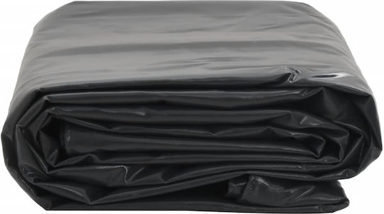 vidaXL Waterproof Tarpaulin 600gr/m² 8x5m. Heavy Duty Black