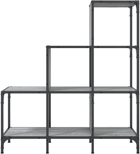 Bibliotecă Gri 92x30x102 cm