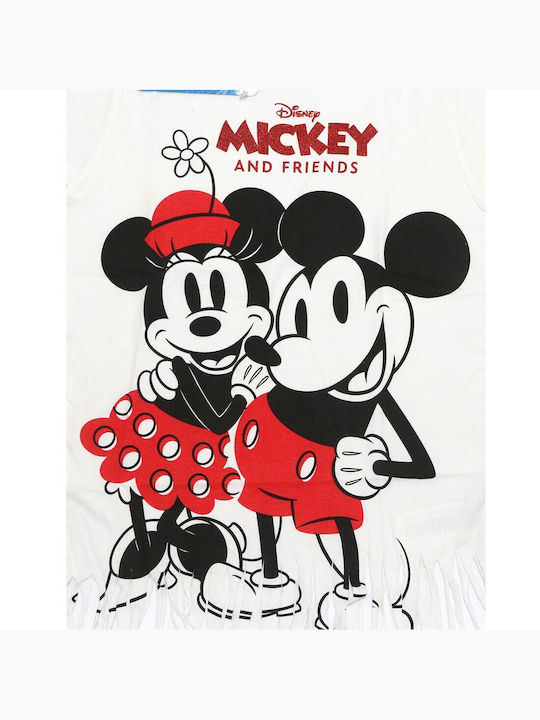 Disney Kids' Blouse Short Sleeve White