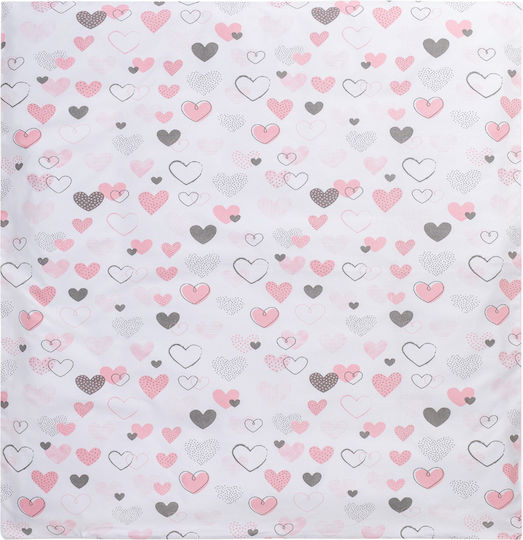 Bubaba Set Pentru Patut Hearts Roz 2buc piese