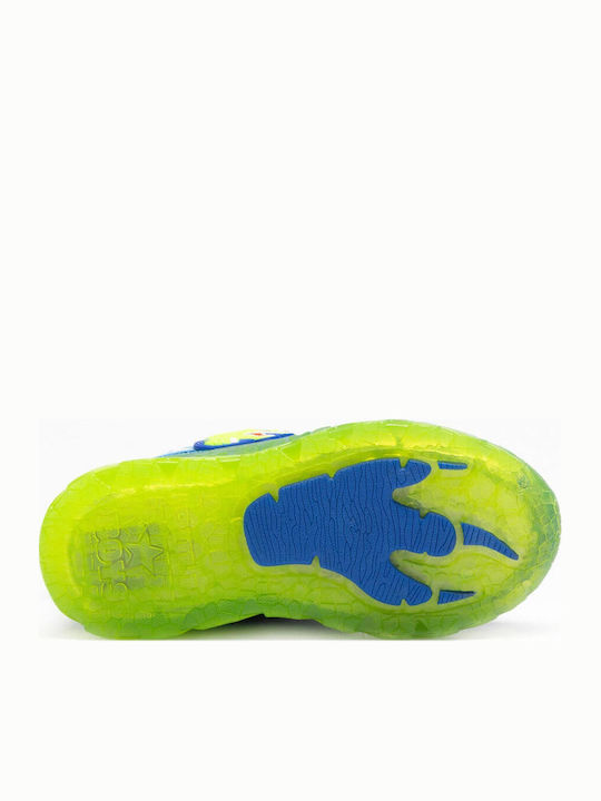 Kids Sneakers Anatomic with Scratch & Lights Blue