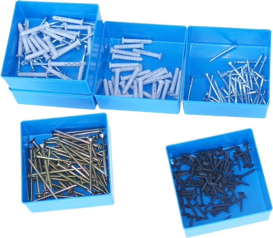 Allit Plastic Tool Bin Organiser W10.8xD10.8xH6.3cm