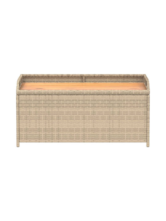 vidaXL Outdoor Storage Box Brown L100xW50xH52cm