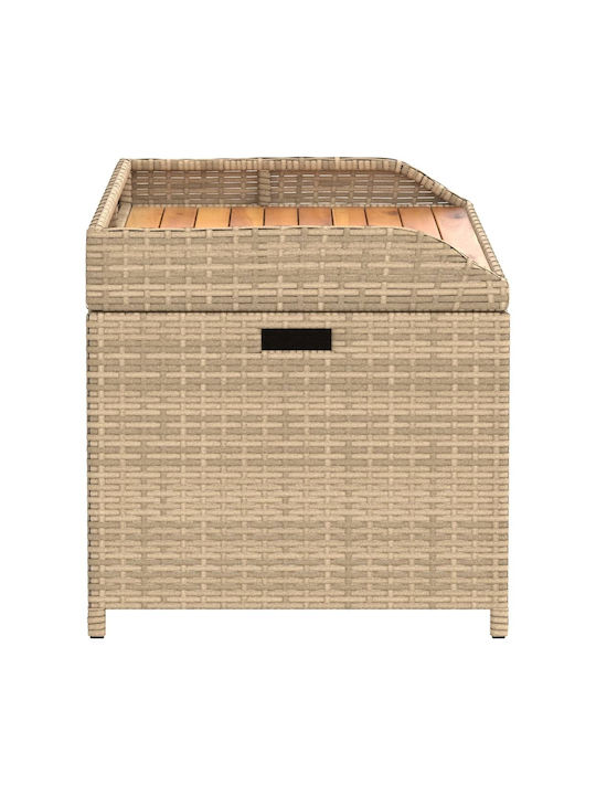 vidaXL Outdoor Storage Box Brown L100xW50xH52cm