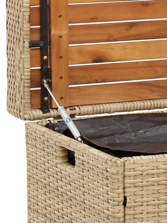 vidaXL Outdoor Storage Box Brown L100xW50xH52cm