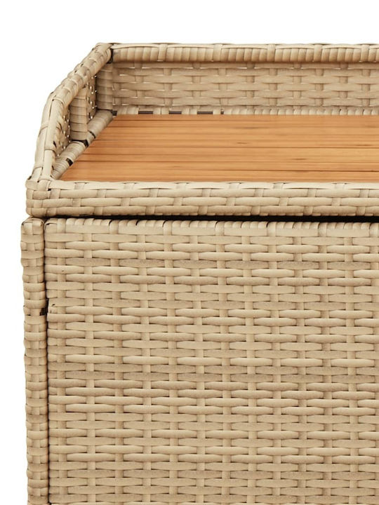 vidaXL Outdoor Storage Box Brown L100xW50xH52cm