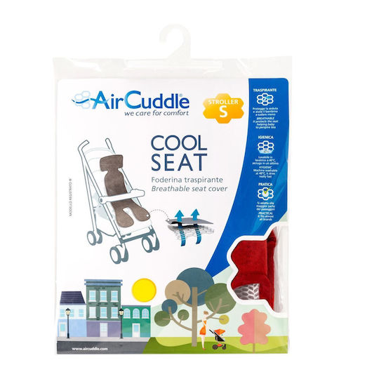 Air Cuddle Pad Respirabil Pentru Cărucior Cool Seat Roșu