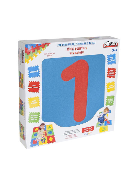 Pilsan Kids Educational Floor Puzzle with Numbers 9pcs
