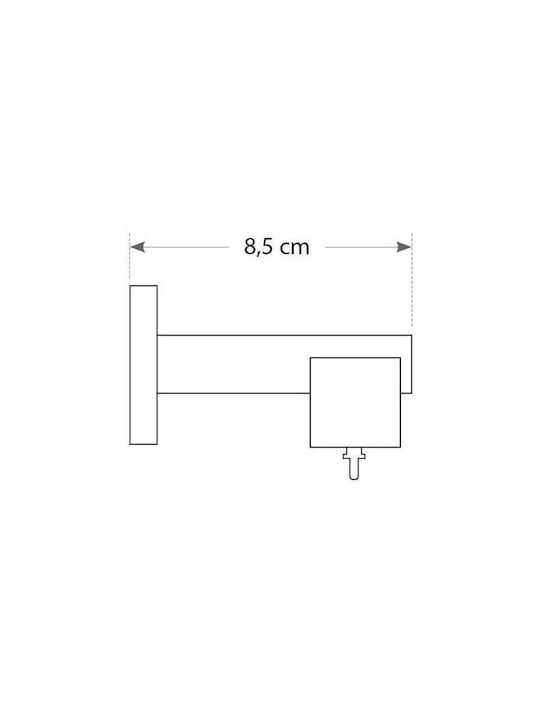 Anartisi Aluminium Curtain Rail Madison My 34 Aluminum Curtain Rail Dimensions (160cm), Properties (single)