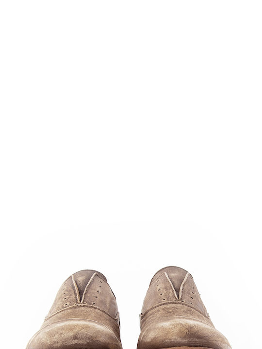 Wow Loafers - Light Brown Flats & Moccasins (Men's Leather Light Brown - 1715P)