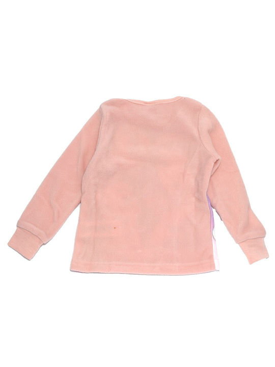 Disney Pijama pentru copii De iarnă Fleece Light Pink Princess