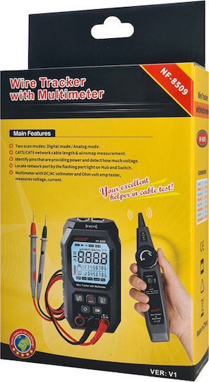 Noyafa Multimetru digital cu Buzzer cu Măsurare AC / DC / Rezistență 112329