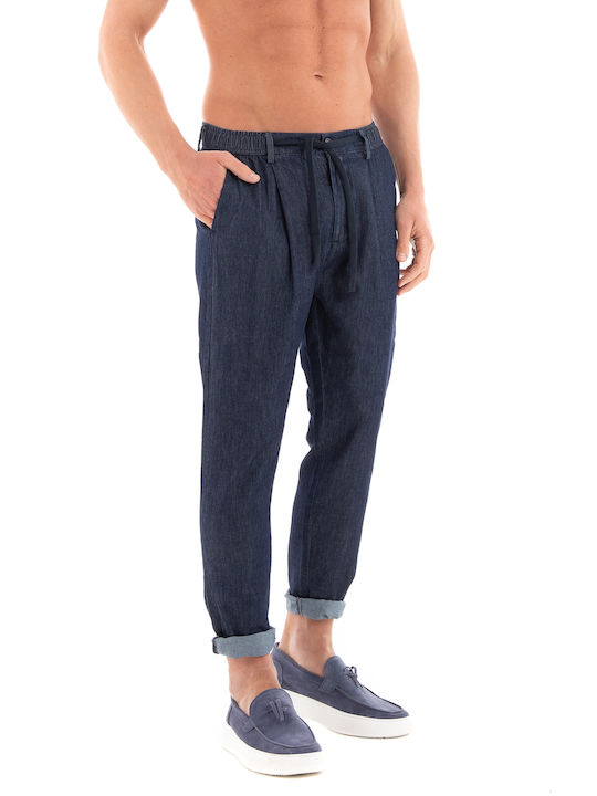 Pantaloni Gianni Lupo - Albastru închis (Albastru închis pentru bărbați - HYRON-DARK BLUE)