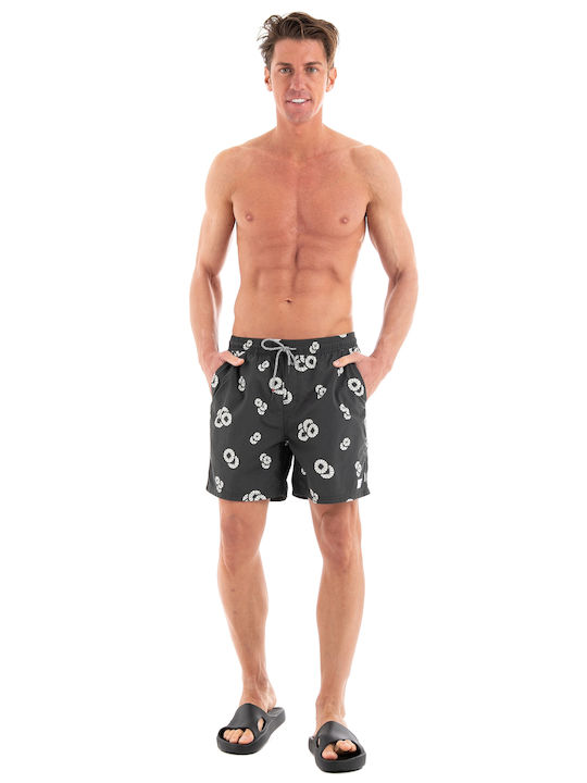 Katin Burst Volley Swim Shorts - Costume de baie și plajă negre (Bărbați negri - 2310210-Negru)