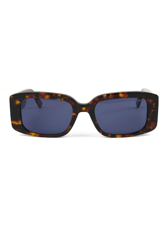 Pepe Jeans Women's Sunglasses with Brown Tartaruga Plastic Frame and Blue Lens PJ7424-106