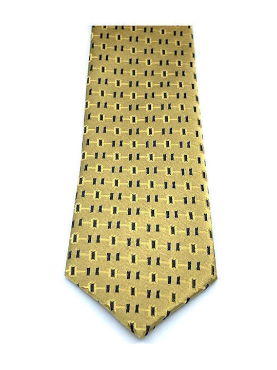 Legend Accessories Σετ Ανδρικής Γραβάτας σε Κίτρινο Χρώμα