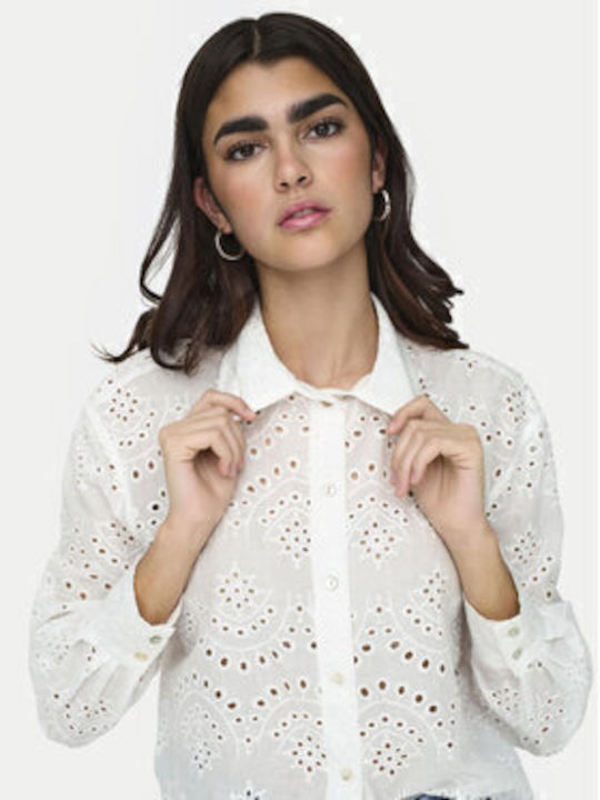 Long Sleeve Women's White Shirt