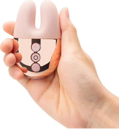 Le Wand Double Vibe Mini Κλειτοριδικός Δονητής 8.4cm Rose Gold