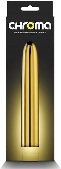 Ns Novelties Chroma Classic Vibrator 17cm Gold