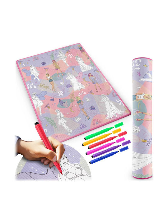 Ricokids Kinder Teppich Rosa 120x90cm