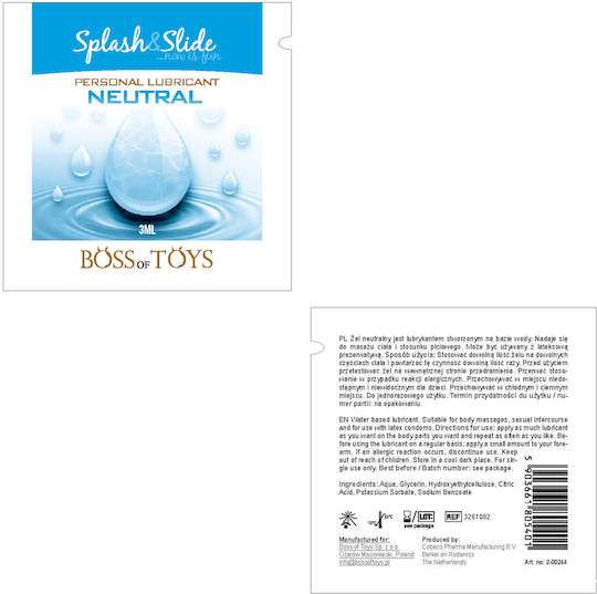 Gel lubrifiant 3ml