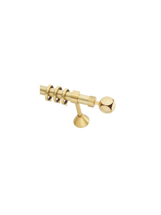 Vorhangstange Oriental F25 Gold von Guy Laroche Abmessungen (160cm), Eigenschaften (mit Griff (doppelt))