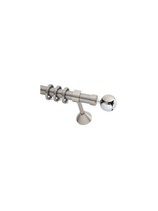 Curtain Wood Oriental Φ30 Inox By Guy Laroche Dimensions (160cm), Properties (with handle (double))