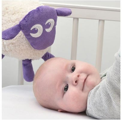 Sweet Dreamers Παιχνίδι Ύπνου Ewan the Dream Sheep Purple από Ύφασμα με Λευκούς Ήχους και Φως για Νεογέννητα