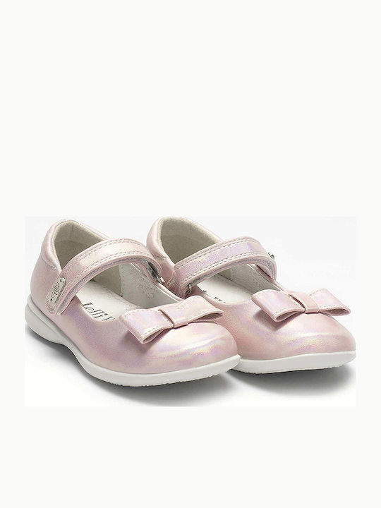 Παιδικές Μπαλαρίνες Anatomisch mit Bügel- und Schleifenverschluss Synthetisches Leder Rosa