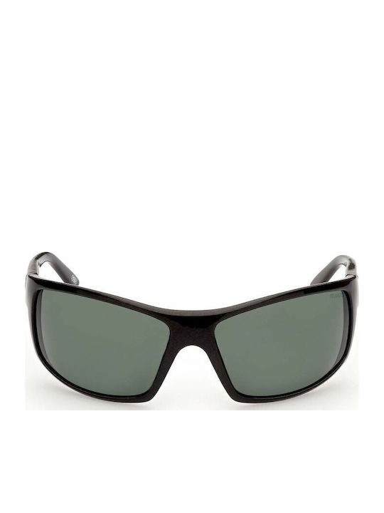 Skechers Sunglasses Μαύρα with Acetate Frame & Green Lens Skechers Sunglasses Μαύρα with Acetate Frame & Green Lens