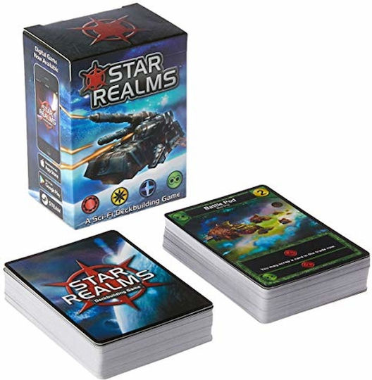 Настолна игра Star Realms Deck Building за 2 играчи 12+ години (EN) Wise Wizard Games