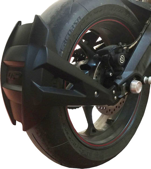 GP Kompozit Back Motorcycle Rear Wheel Fender Black 1pcs