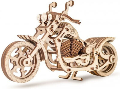 Eco Wood Art Построителна дървена игра Mechanical Model Art Cruiser