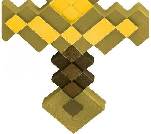 Φιγούρα Δράσης Gold Sword Minecraft 51εκ.