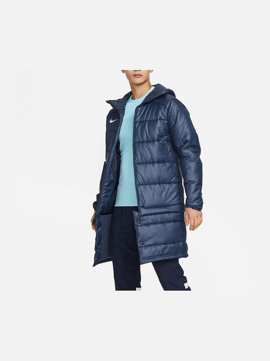 Nike Herren Winter Jacke Puffer Blue