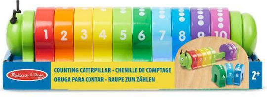 Melissa & Doug Baby Toy Wooden Counting Caterpillar made of Wood