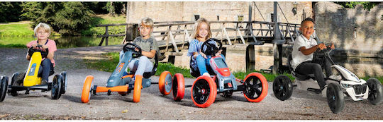 Berg Reppy Rebel Kids Foot-to-Floor Go Kart One-Seater with Pedal Red