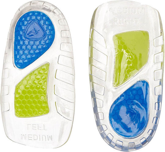 Sofsole Gel Arch Anatomic Insoles for Shoes Green / Blue 58681 2 Pieces