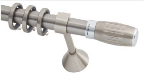 Guy Laroche Metallisch Vorhangstange Origin Einfach Φ25mm 160cm Silber