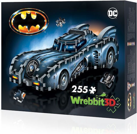 Dc Comics - Batmobile Puzzle 3D 255 Pieces