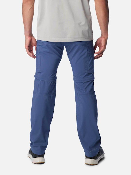 Columbia Silver Ridge Utility Convertible Men's Hiking Long Trousers Blue